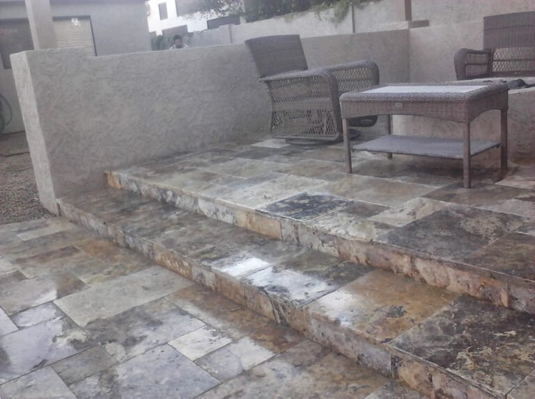New Horizon Hardscaping Travertino Installation in Arizona (24)